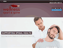 Tablet Screenshot of fsuchiropractic.com